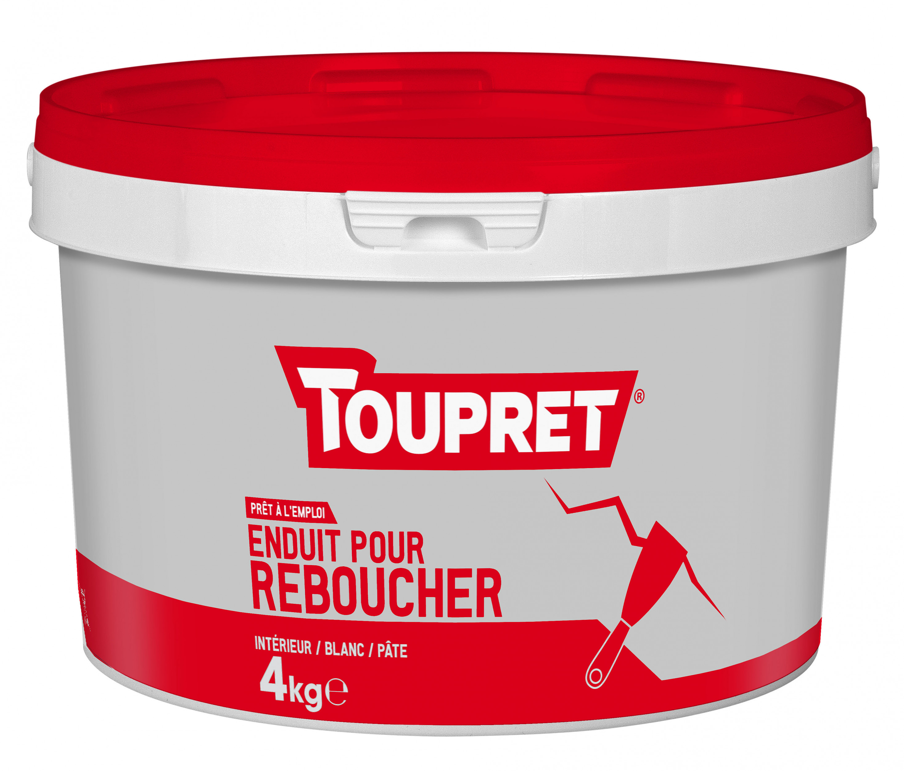 Enduit de rebouchage intérieur en pâte TOUPRET 4kg