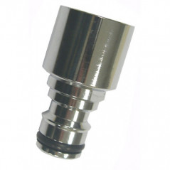 Mischbatterie-Adapter verchromt weiblich 22x100 Schnellauslauf BOUTTE