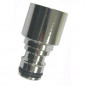 Adattatore per miscelatore cromato maschio 24x100 uscita rapida BOUTTE Adattatore per miscelatore cromato maschio 24x100 uscita rapida BOUTTE