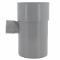 Te reducida de PVC, 100/50 mm, toma de 90°, desagüe de aguas residuales NF Te reducida de PVC, 100/50 mm, toma de 90°, desagüe de aguas residuales NF