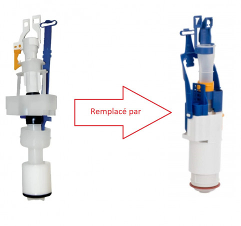 Mécanisme de chasse 3/6L pour réservoir EVO ancien et réservoir 630.