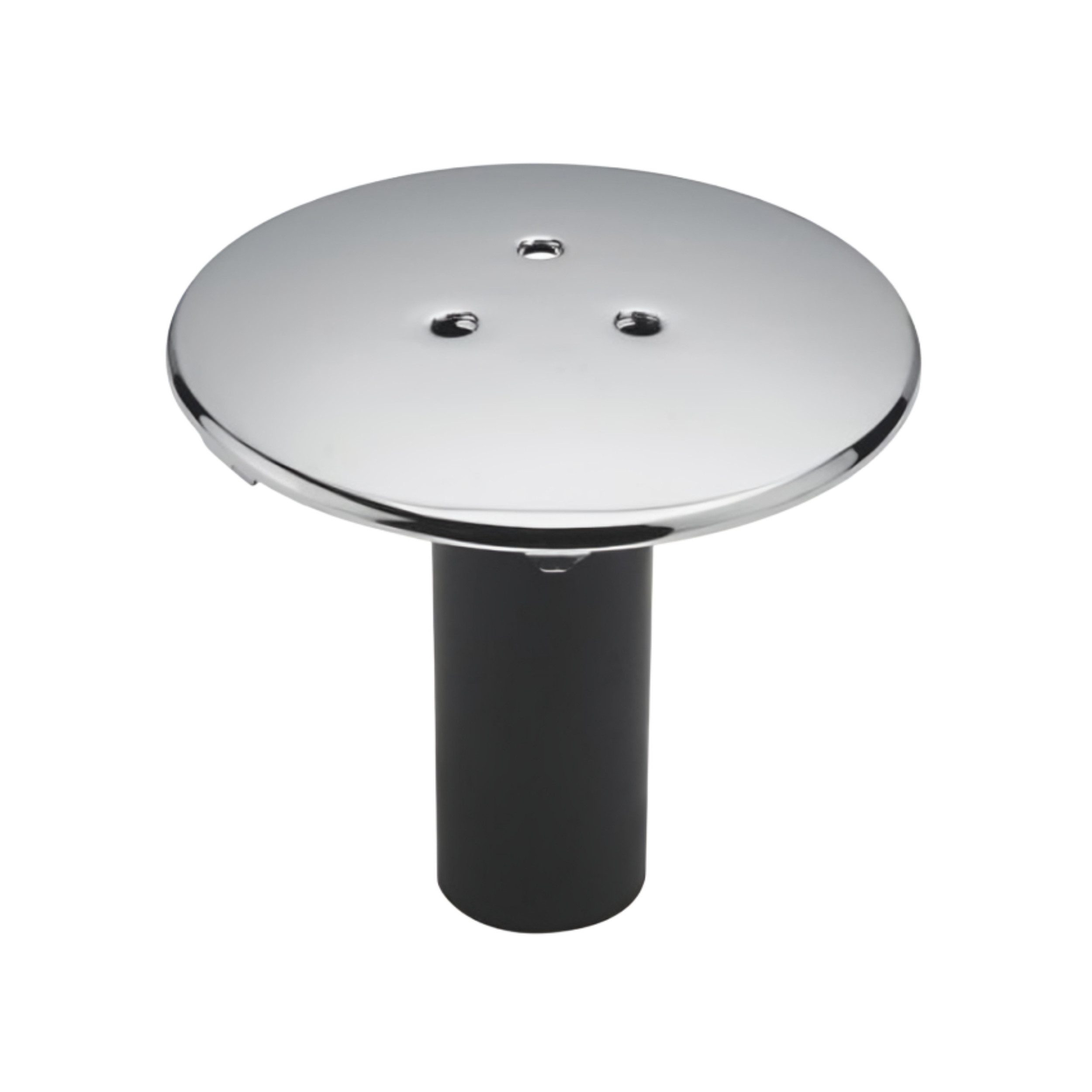 Coperchio in metallo cromato Filtro doccia da 90 mm, piatto doccia forato da 60 mm con tubo di sgocciolamento
