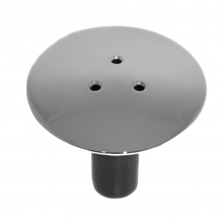 Coperchio in metallo cromato Filtro doccia da 90 mm, piatto doccia forato da 60 mm con tubo di sgocciolamento