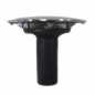 Coperchio in metallo cromato Filtro doccia da 90 mm, piatto doccia forato da 60 mm con tubo di sgocciolamento