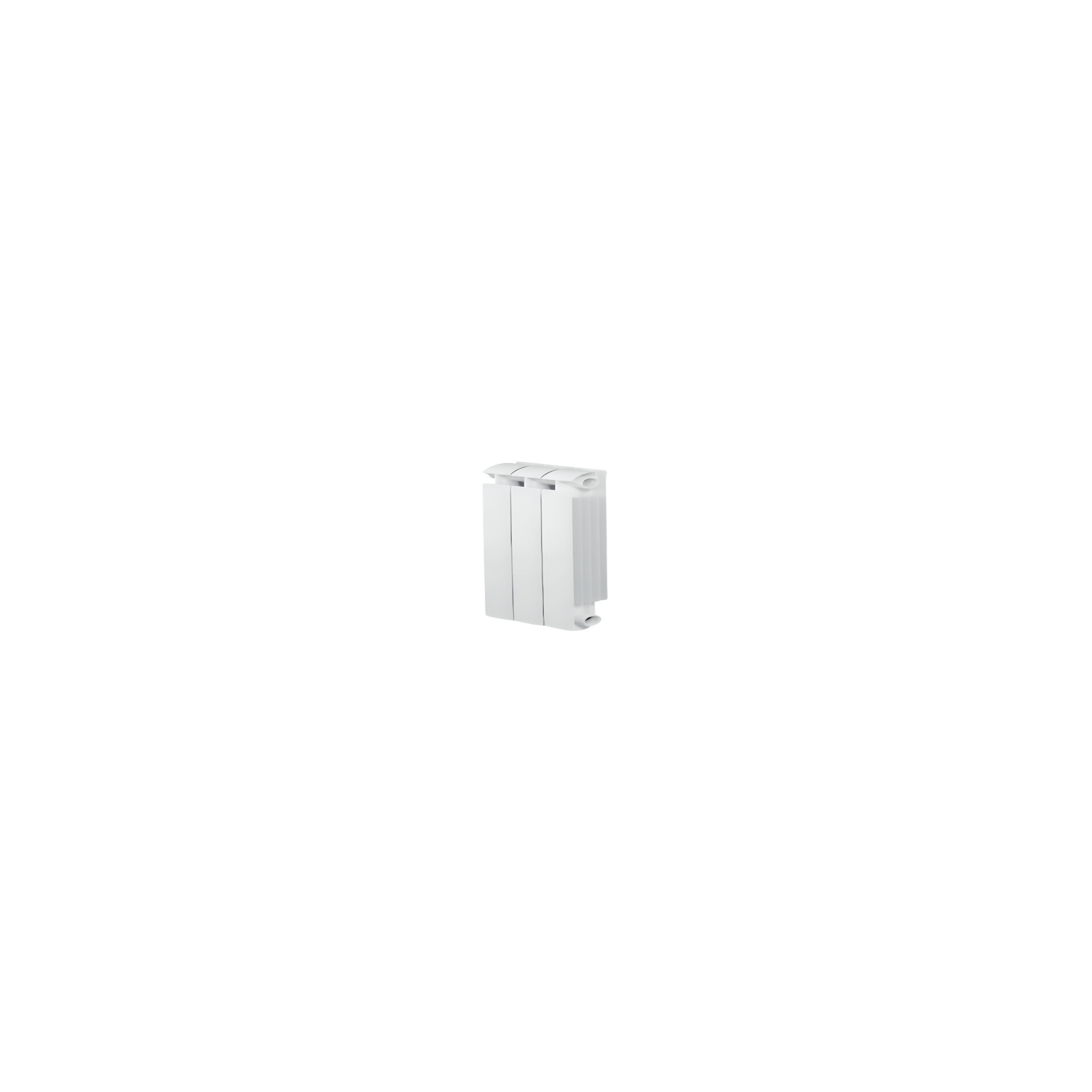 Centrale verwarming gietijzer aluminium 3 elementen wit KLASS 350, 255w GLOBAL 3xKLASS350B - Afbeelding 1/4