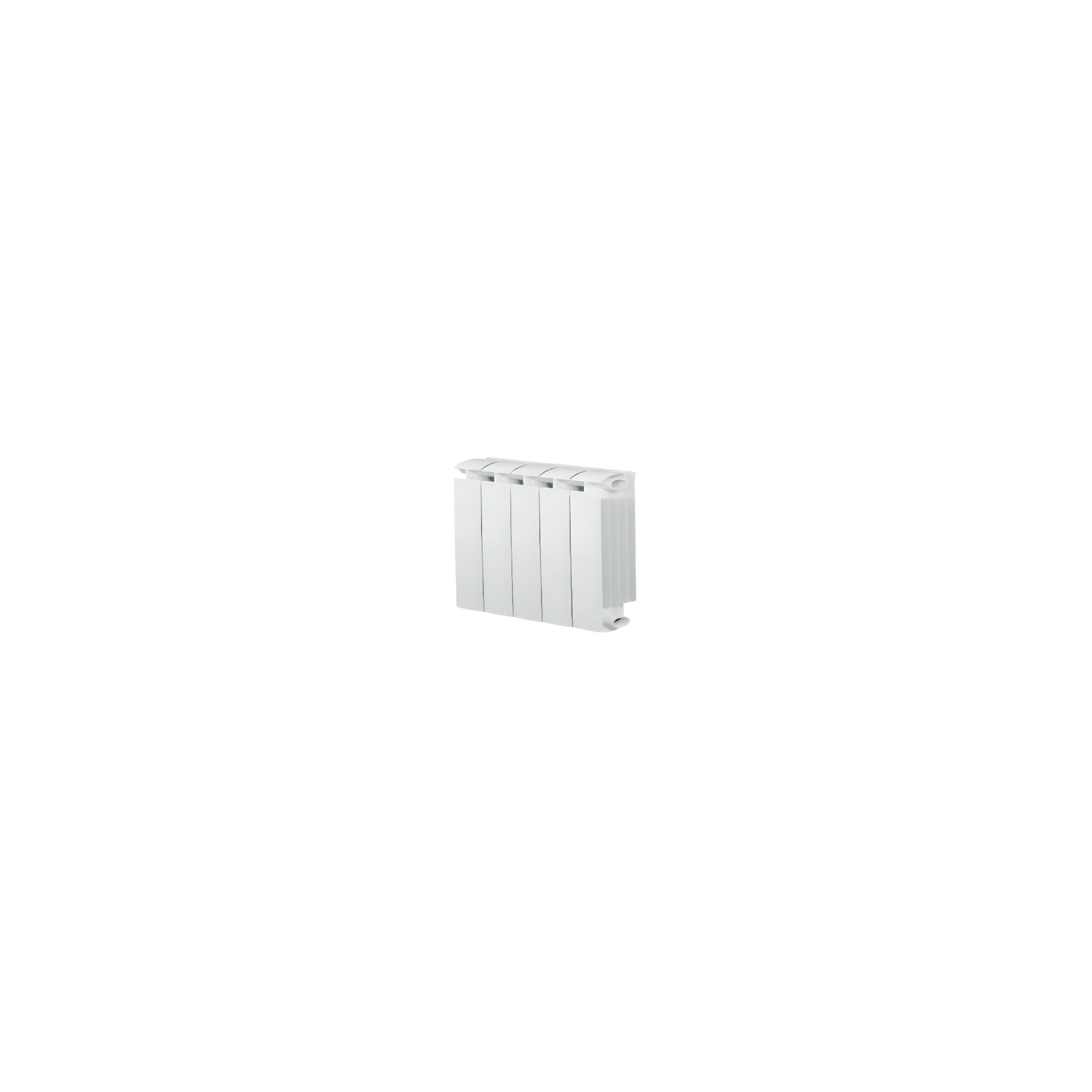 Riscaldatore centrale KLASS 350, 425w a 5 elementi in alluminio fuso bianco