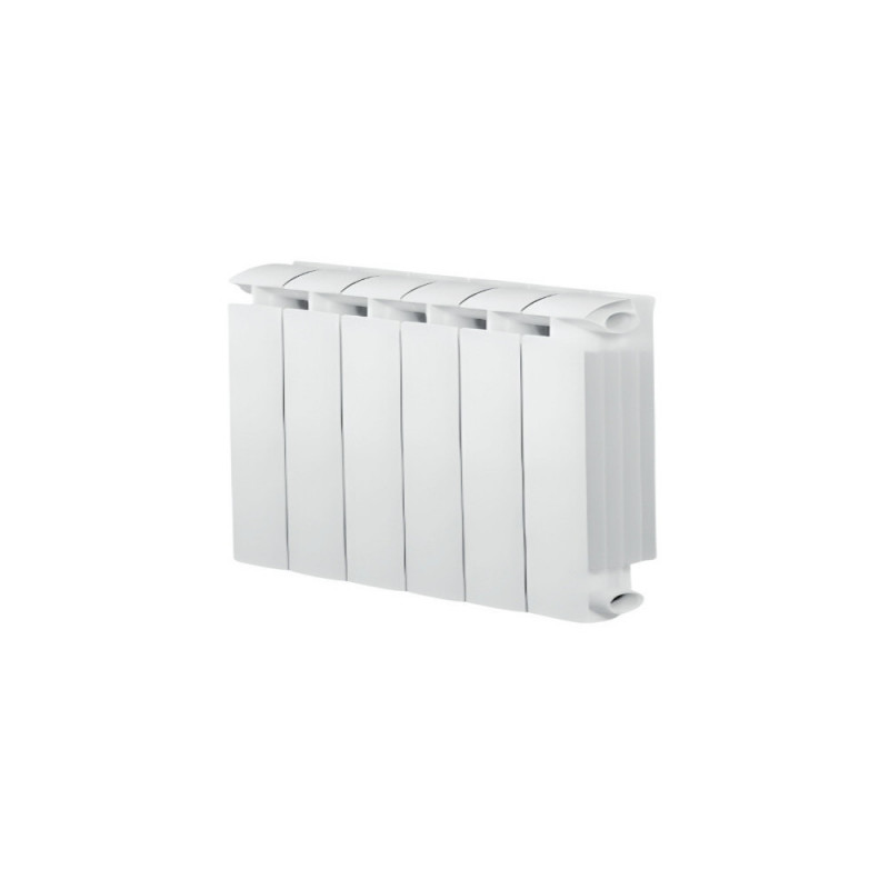 KLASS 350, 510w riscaldatore centrale a 6 elementi in alluminio fuso bianco