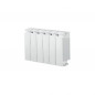 KLASS 350, 510w riscaldatore centrale a 6 elementi in alluminio fuso bianco