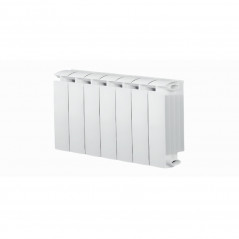 KLASS 350, 595w 7-element white cast aluminium central heater