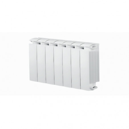Chauffage central fonte aluminium 7 éléments blanc KLASS 350, 595w