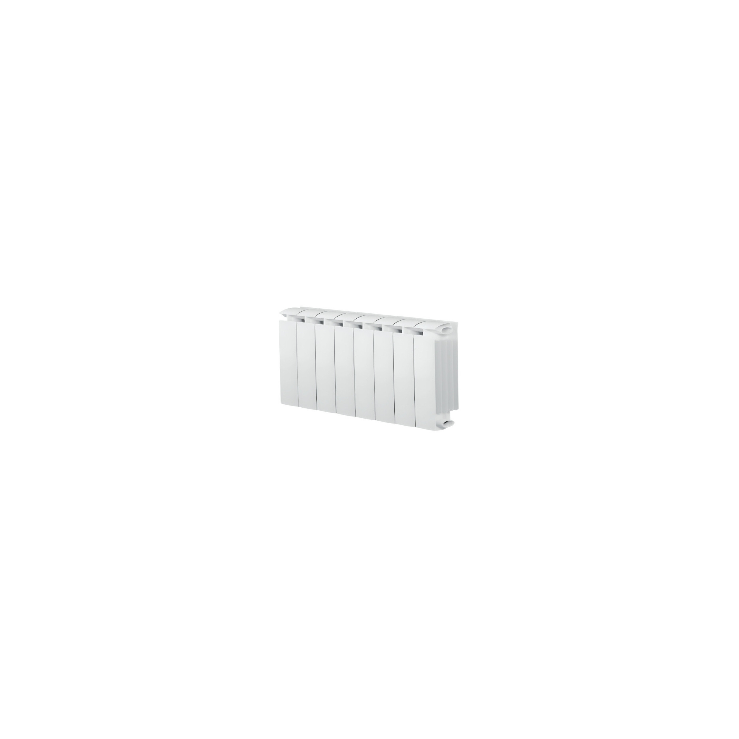 Calentador central KLASS 350 blanco de 8 elementos de aluminio fundido, 680w