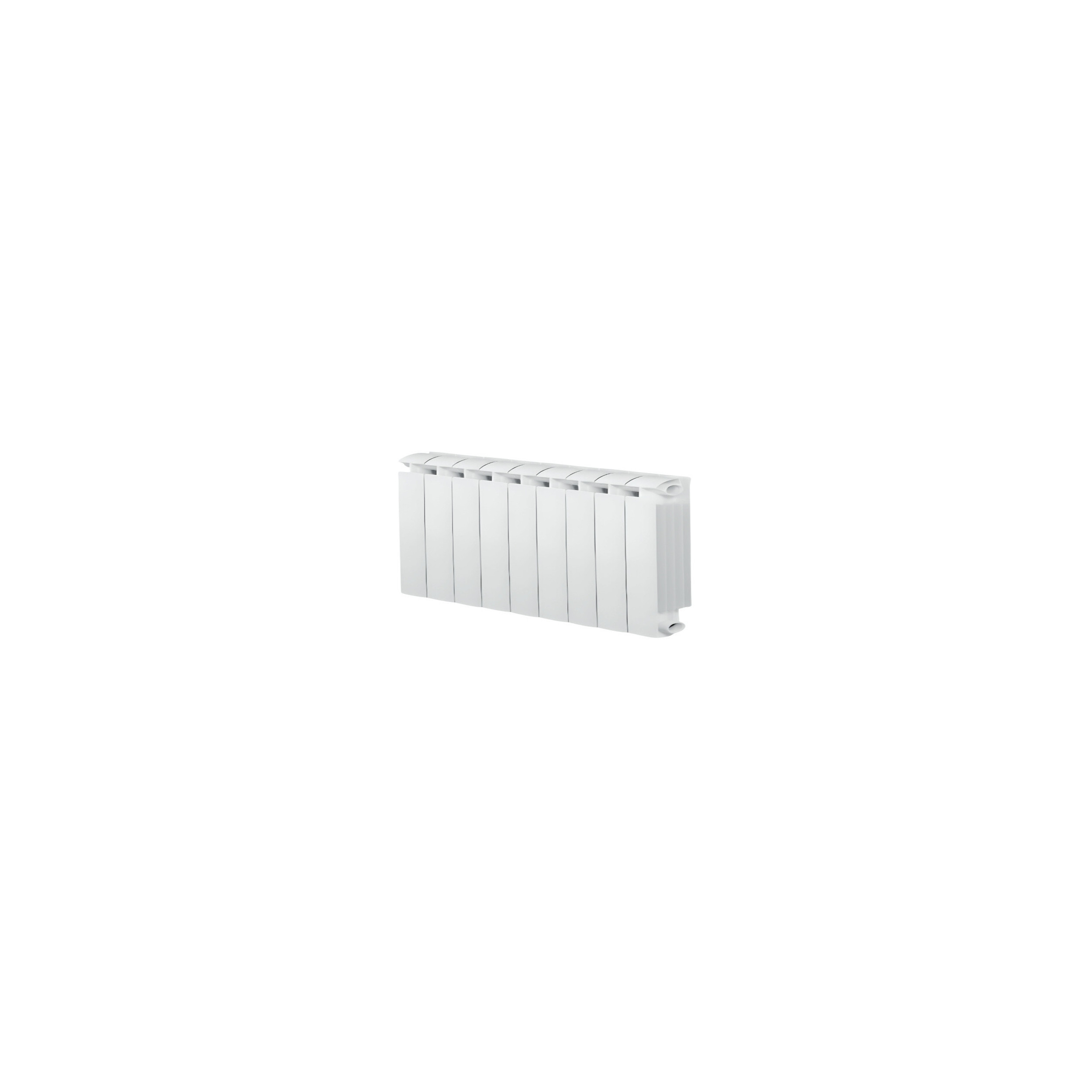 KLASS 350, 765w 9-element white cast aluminium central heater