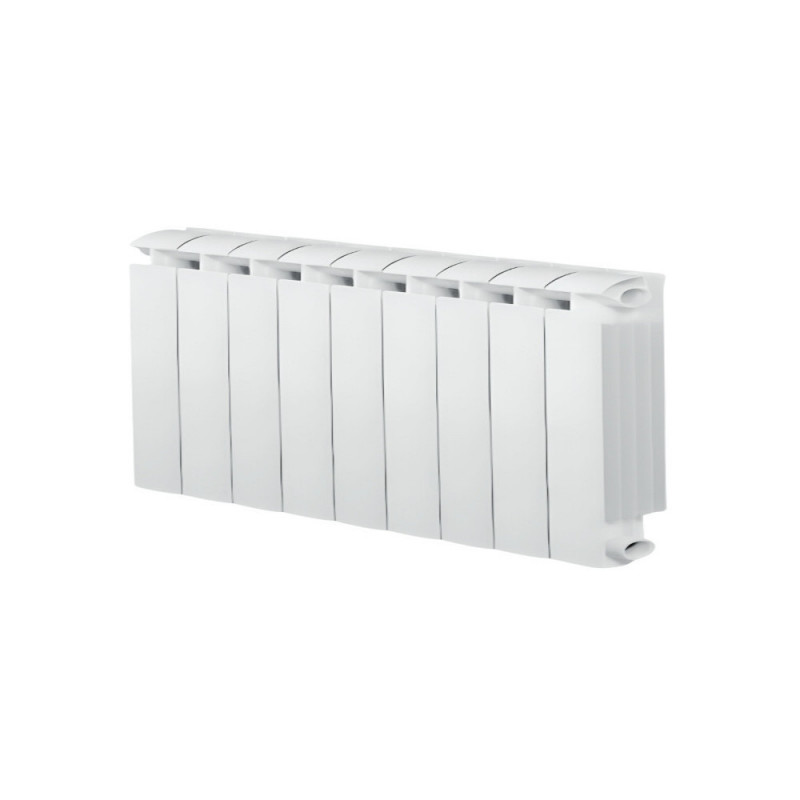 Central heating aluminum cast iron 9 elements white KLASS 350, 765w