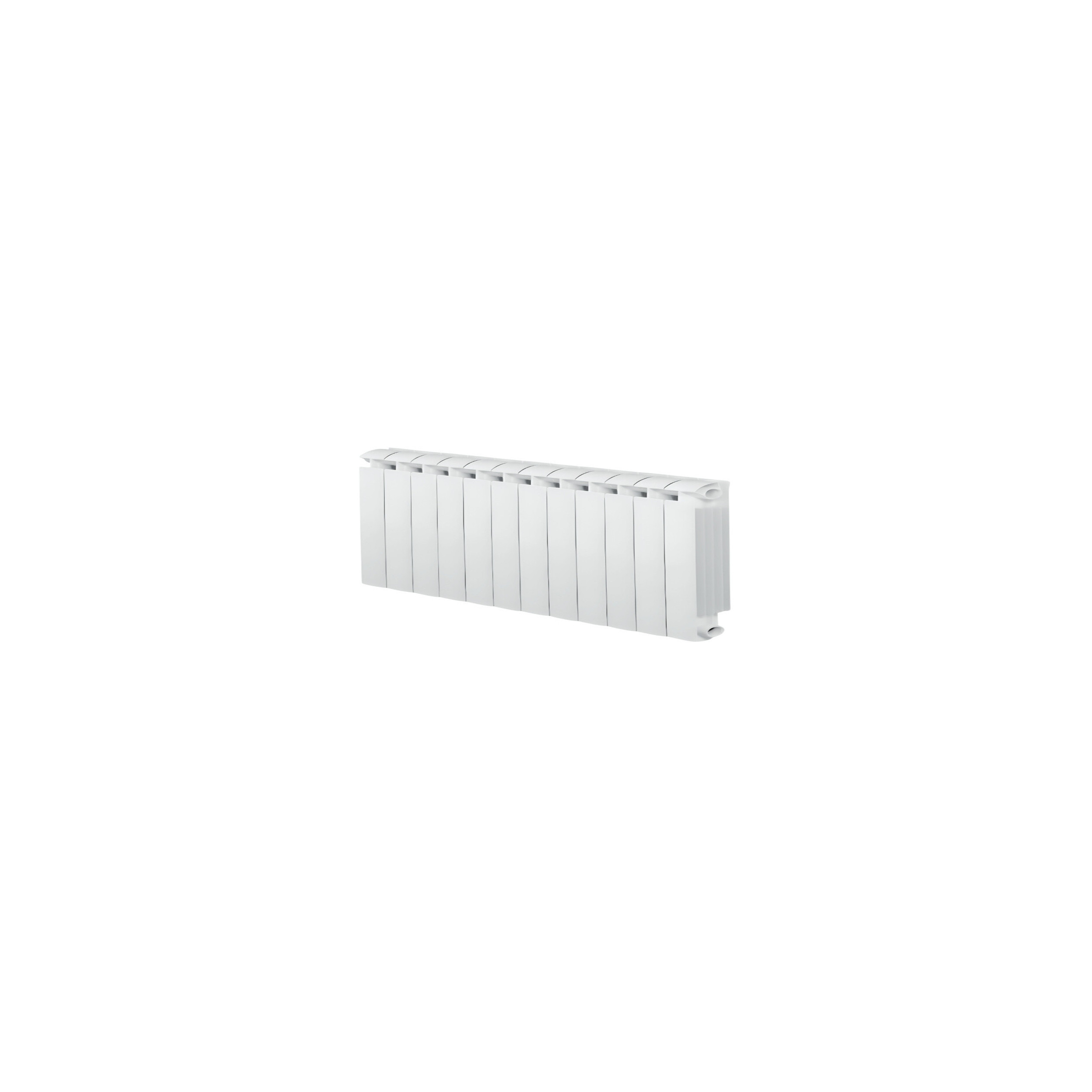 KLASS 350 12-element white cast aluminium central heater, 1020w