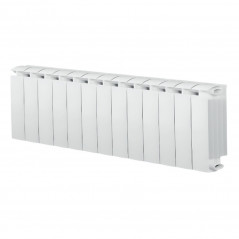 Calentador central KLASS 350 de aluminio fundido blanco de 13 elementos, 1105w