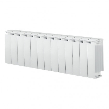 13-element white cast aluminium KLASS 350 central heater, 1105w