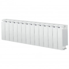 KLASS 350 14-element white cast aluminium central heater, 1190w