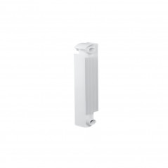 1-element white KLASS 500 cast aluminium central heater, 116w