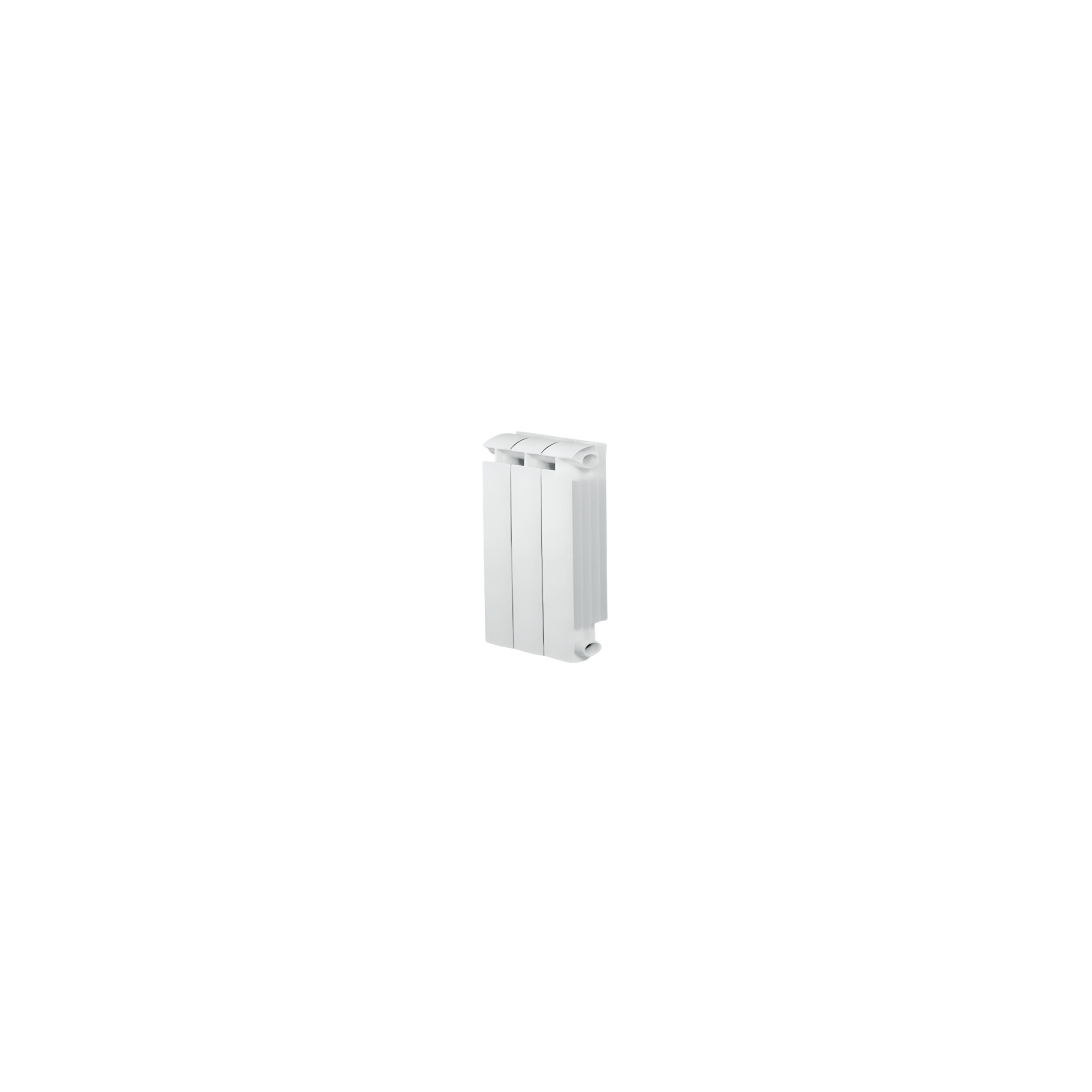 White aluminum cast iron central heating 3 elements KLASS 500, 348w GLOBAL 3xKLASS500B - Image 1/4