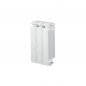 KLASS 500 Riscaldatore centrale a 3 elementi in alluminio fuso bianco, 348w