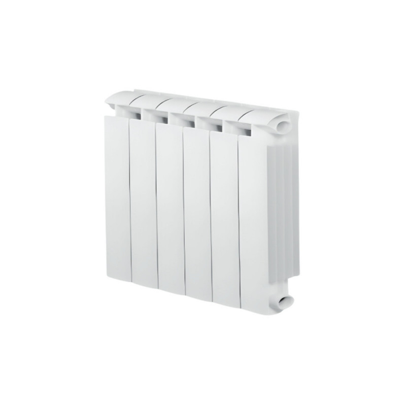 Chauffage central fonte aluminium 6 éléments blanc KLASS 500, 696w