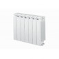 KLASS 500 Riscaldatore centrale a 7 elementi in alluminio fuso bianco, 812w