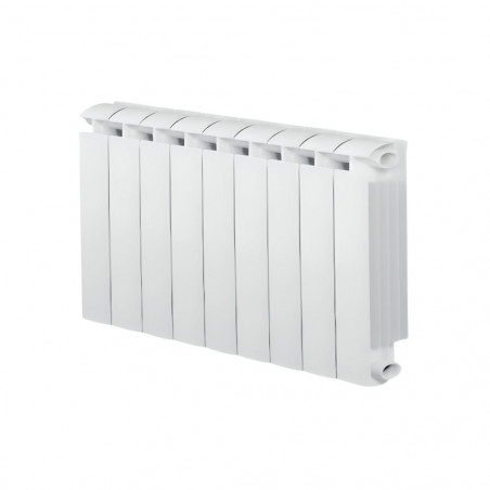 KLASS 500 9-element white cast aluminium central heater, 1044w