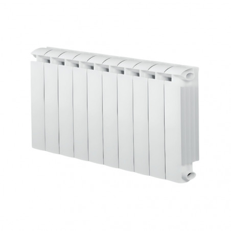 KLASS 500 white 10-element cast aluminium central heater, 1160w