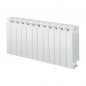 KLASS 500 Riscaldatore centrale a 12 elementi in alluminio fuso bianco, 1392w