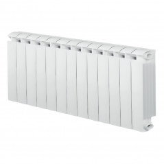 KLASS 500, 1508w 13-element white cast aluminium central heater