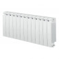 KLASS 500, riscaldatore centrale a 13 elementi in alluminio fuso bianco da 1508w