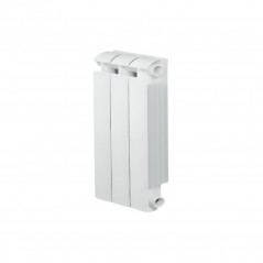 KLASS 600, 3-element white cast aluminium central heater, 396w