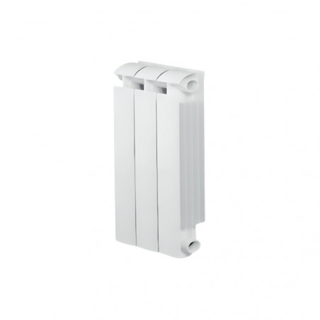 KLASS 600, 3-element white cast aluminium central heater, 396w
