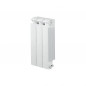KLASS 600, 3-element white cast aluminium central heater, 396w