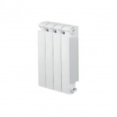 KLASS 600 Riscaldatore centrale a 4 elementi in alluminio fuso bianco, 528w