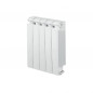 KLASS 600, riscaldatore centrale a 5 elementi in alluminio fuso bianco da 660w