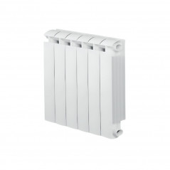 KLASS 600 6-element white cast aluminium central heater, 792w