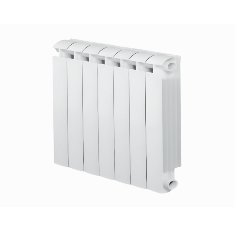 Chauffage central fonte aluminium 7 éléments blanc KLASS 600, 924w
