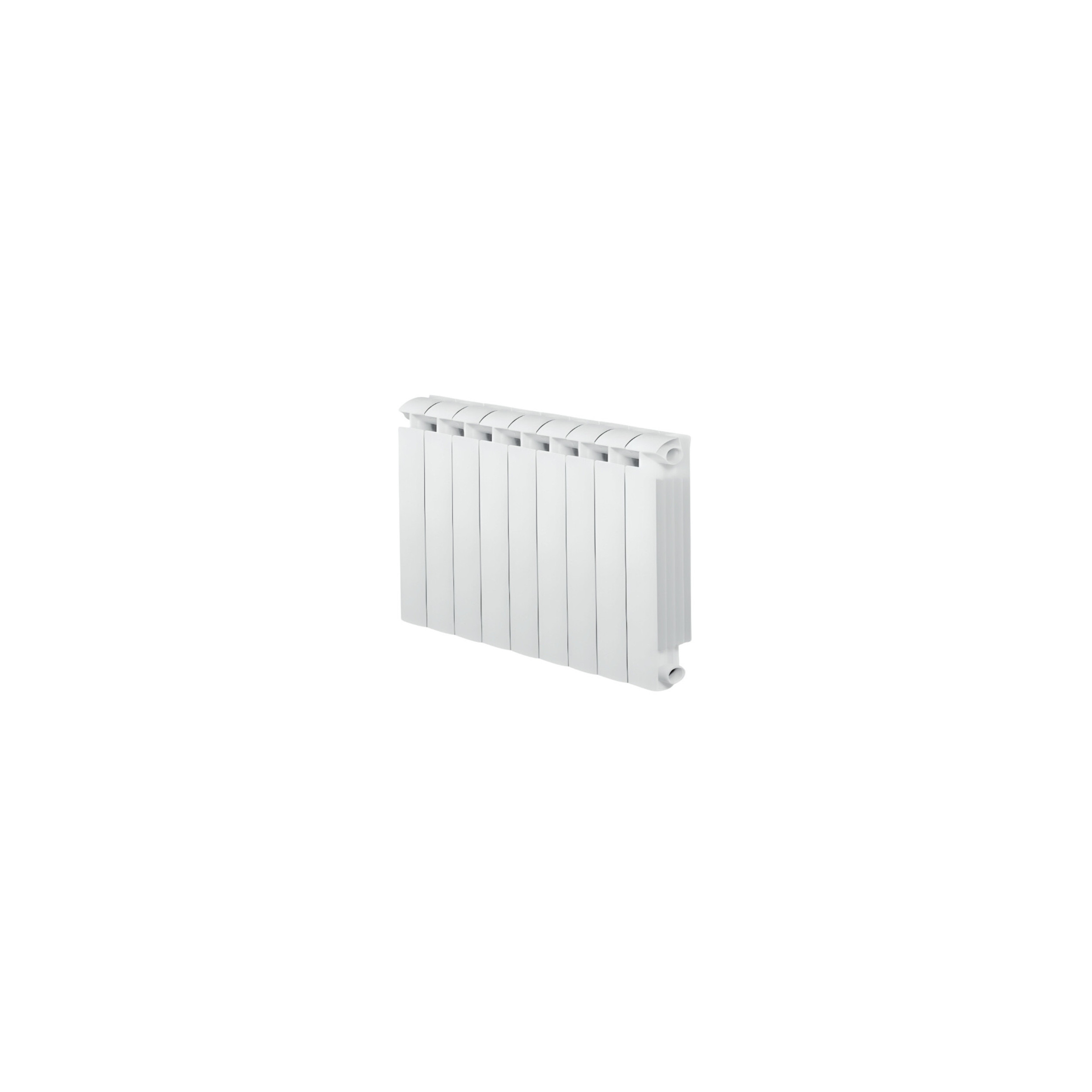 Riscaldatore centrale KLASS 600 a 9 elementi in alluminio fuso bianco