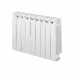 Riscaldatore centrale KLASS 600 a 9 elementi in alluminio fuso bianco