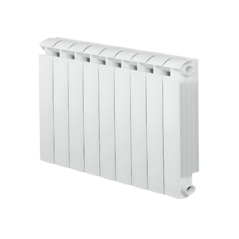 Riscaldatore centrale KLASS 600 a 9 elementi in alluminio fuso bianco