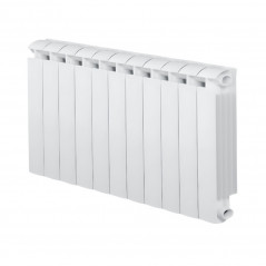 11-element white KLASS 600 cast aluminium central heater, 1452w