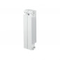 White KLASS 700 2-element cast aluminium central heater, 296w