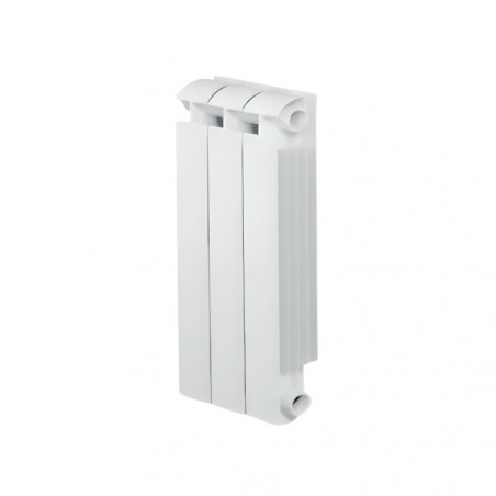 KLASS 700 3-element white cast aluminium central heater, 444w