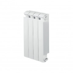 KLASS 700 4-element white cast aluminium central heater, 592w