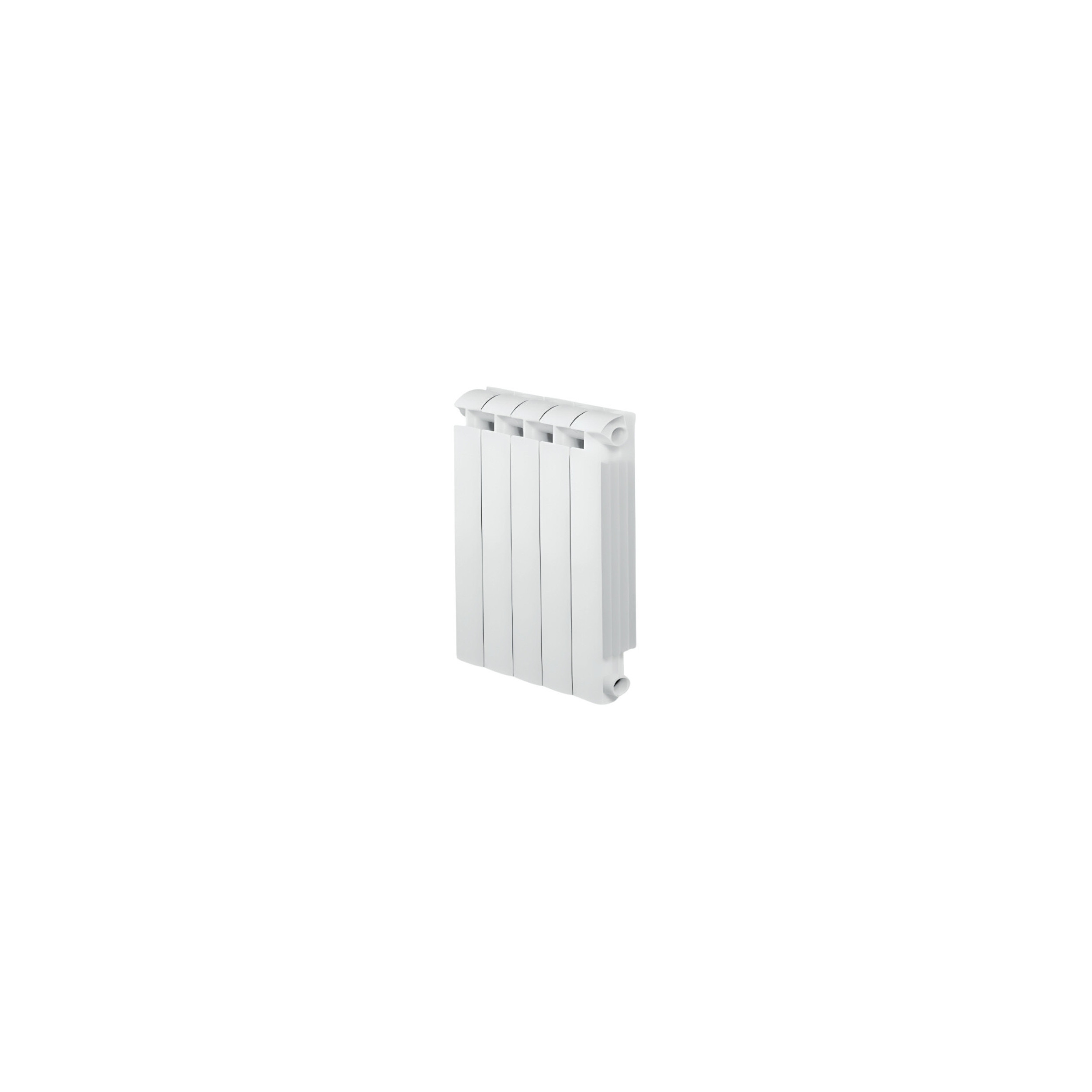 KLASS 700, 740w 5-element white cast aluminium central heater