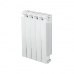 KLASS 700, stufa centrale a 5 elementi in alluminio fuso bianco da 740w