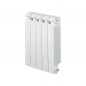 KLASS 700, stufa centrale a 5 elementi in alluminio fuso bianco da 740w