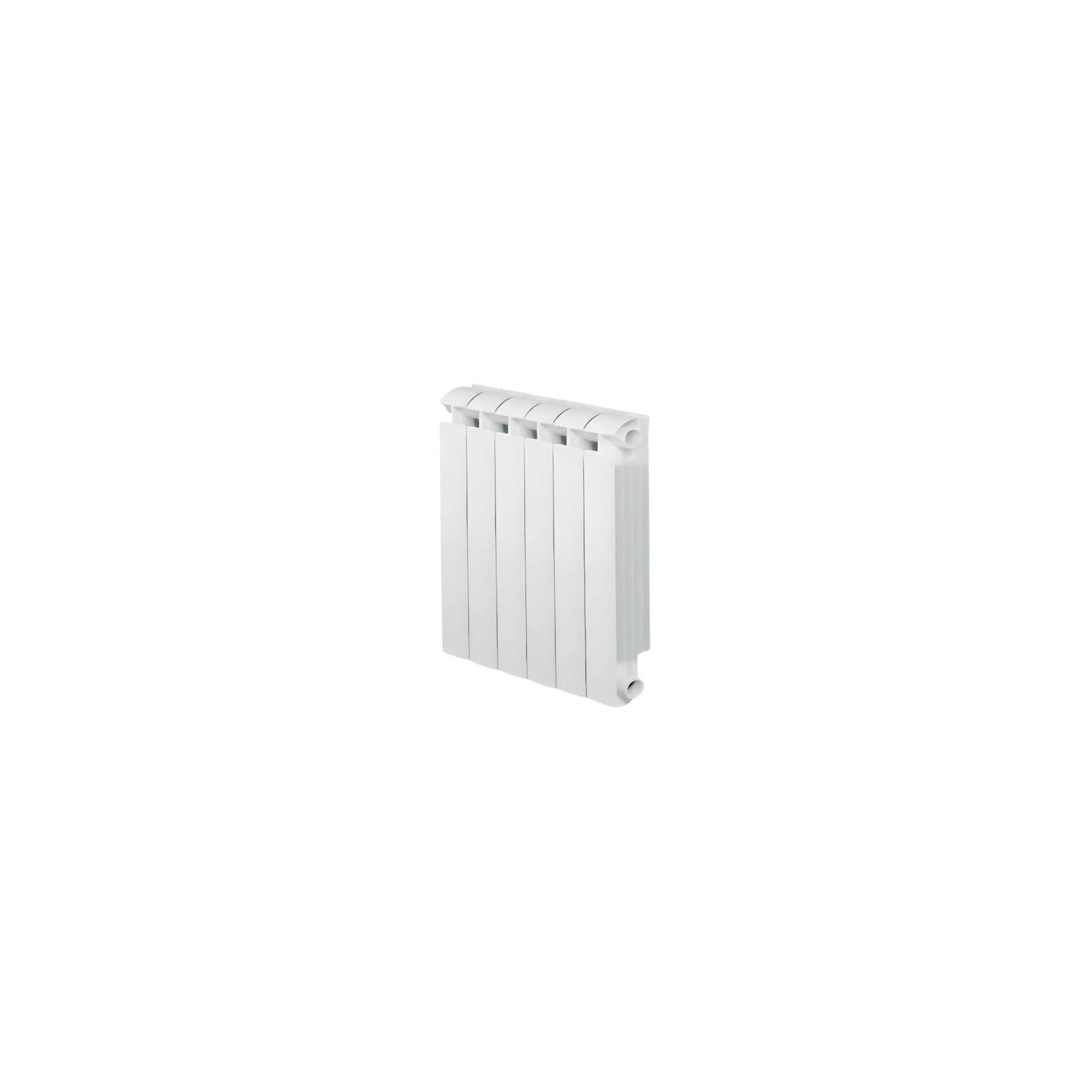 KLASS 700, 888w Calentador central de aluminio fundido blanco de 6 elementos