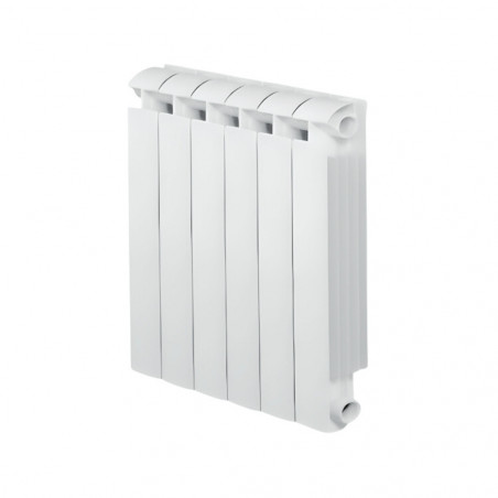 KLASS 700, 888w Calentador central de aluminio fundido blanco de 6 elementos